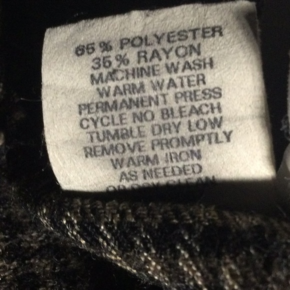 BRIGGS New York Tan snd Black Checkered pants with elastic waist band - Picture 5 of 16